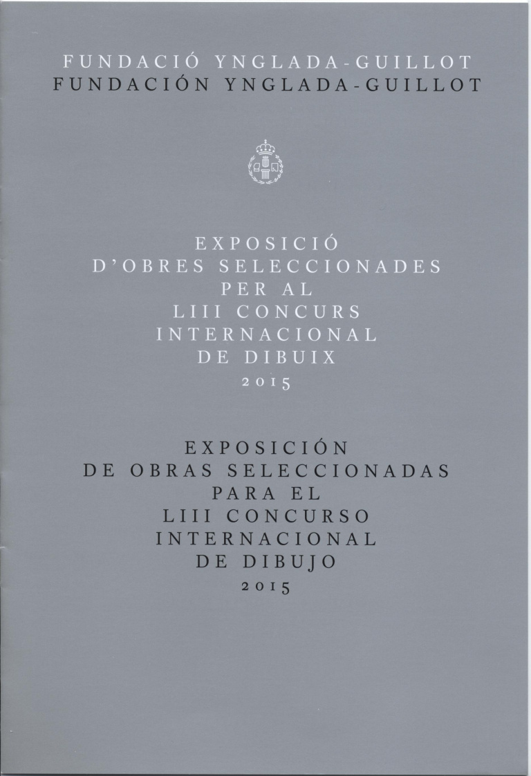 Exposició d'obres seleccionades per al LIII concurs internacional de dibuix 2015 (8 pàg., 22,5 cm.)