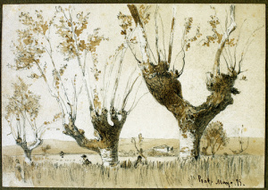 Dibuix - Paisatge del Prat de Llobregat -