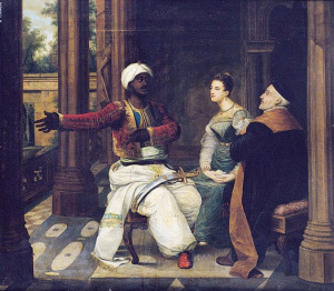 Pintura - Otel·lo presentant-se al dux de Venècia i a la seva filla -