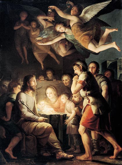 Pintura - Naixement del nen Jesús -