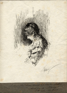 Estampa - Retrat de Cecilia de Madrazo -