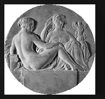 Medalles i Plaques - Dues figures femenines neoclàssiques -