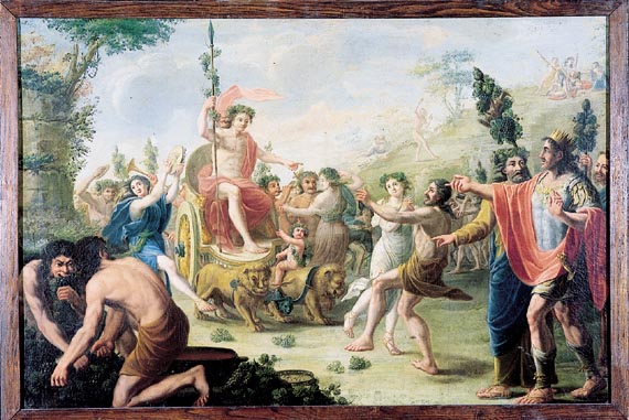 Pintura - Penteu és assassinat a la festa de Bacus -