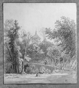 Dibuix - Palau dels marquesos de Sentmenat