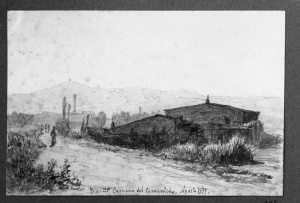 Dibuix - Camí del Cementiri (Barcelona) -