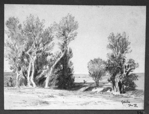 Dibuix - Paisatge de Gelida -