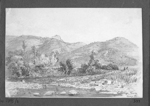 Dibuix - Paisatge de La Garriga