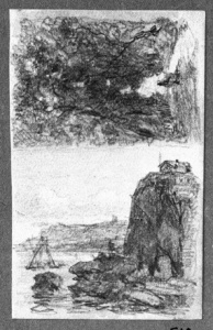 Dibuix - Dos paisatges -