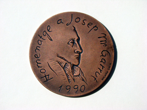 Medalles i Plaques - Medalla Homenatge a Josep Ma
