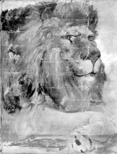 Pintura - Cap de lleó -