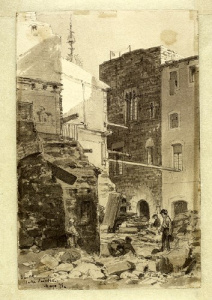 Dibuix - Carrer del Paradís (Barcelona) -