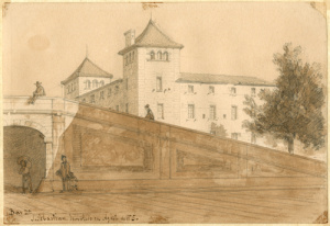 Dibuix - Convent de Sant Sebastià (Barcelona) -