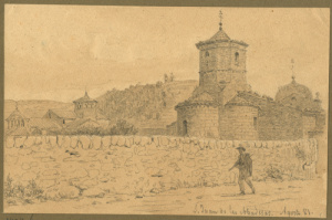 Dibuix - Monestir de Sant Joan de les Abadesses -