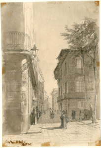 Dibuix - Carrer Ample (Barcelona) -