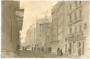 Dibuix - Carrer de la Princesa (Barcelona) -