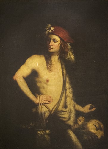 Pintura - Còpia de David amb el cap de Goliat de Guido Cagnacci -
