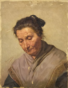 Pintura - Retrat d’una camperola gran -