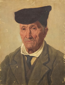 Pintura - Retrat d’un camperol gran -